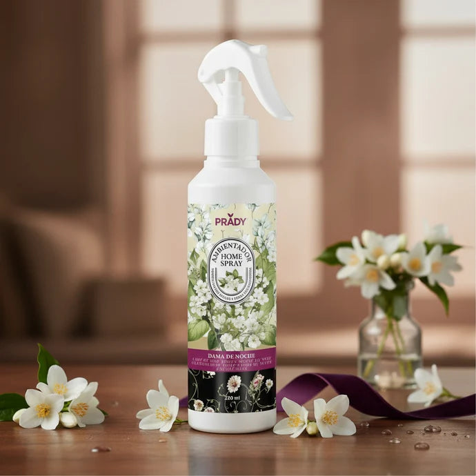 Spray d'ambiance - Maison , tissu et voiture - dama de noche - 220ML - Prady