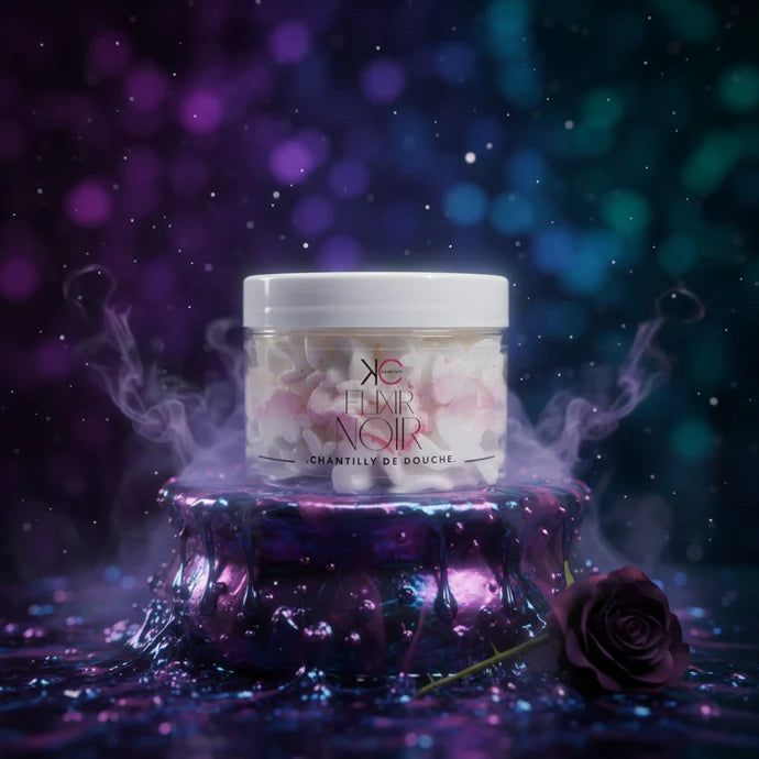 Chantilly de douche - élixir noir - Kcosmétique - 100g