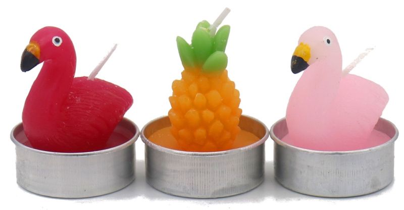 Bougie décorative - Thème Tropical