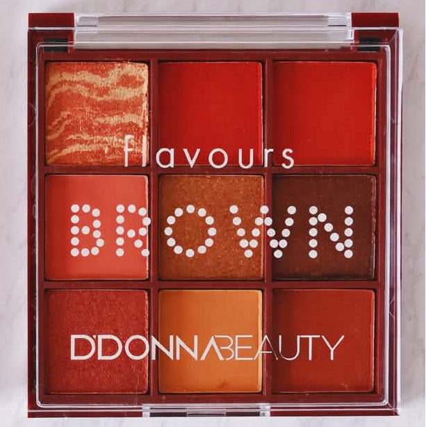 Palette fard a paupières - BROWN – D’Donna