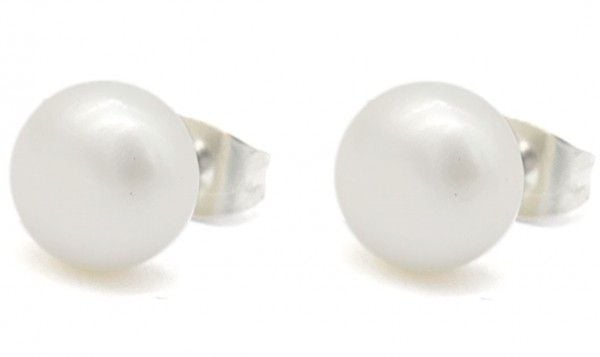 Boucles d'oreilles - Acier inoxydable - Perles