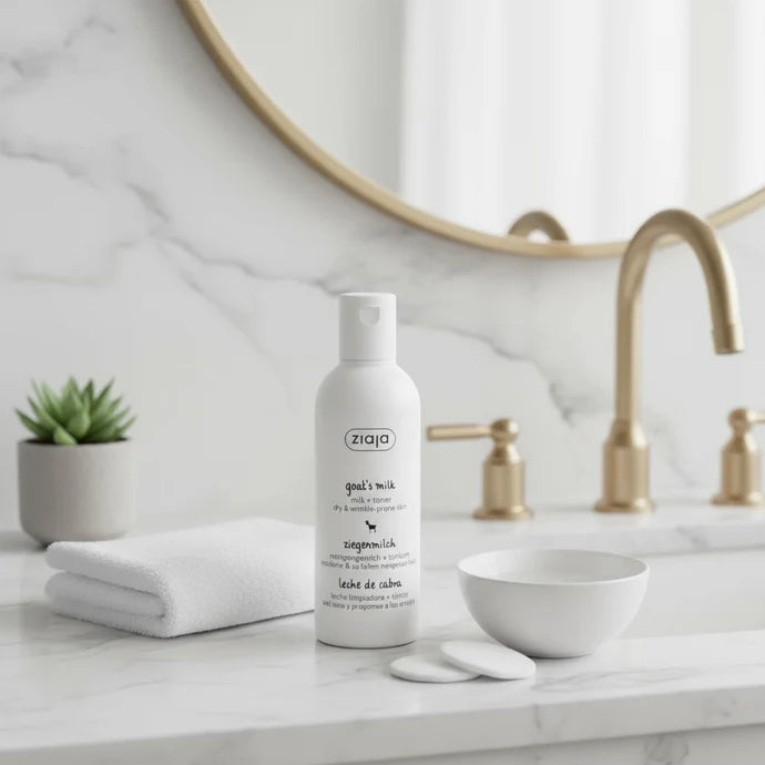 Lotion démaquillante et hydratante - Au lait de chèvre - 200ml - Ziaja