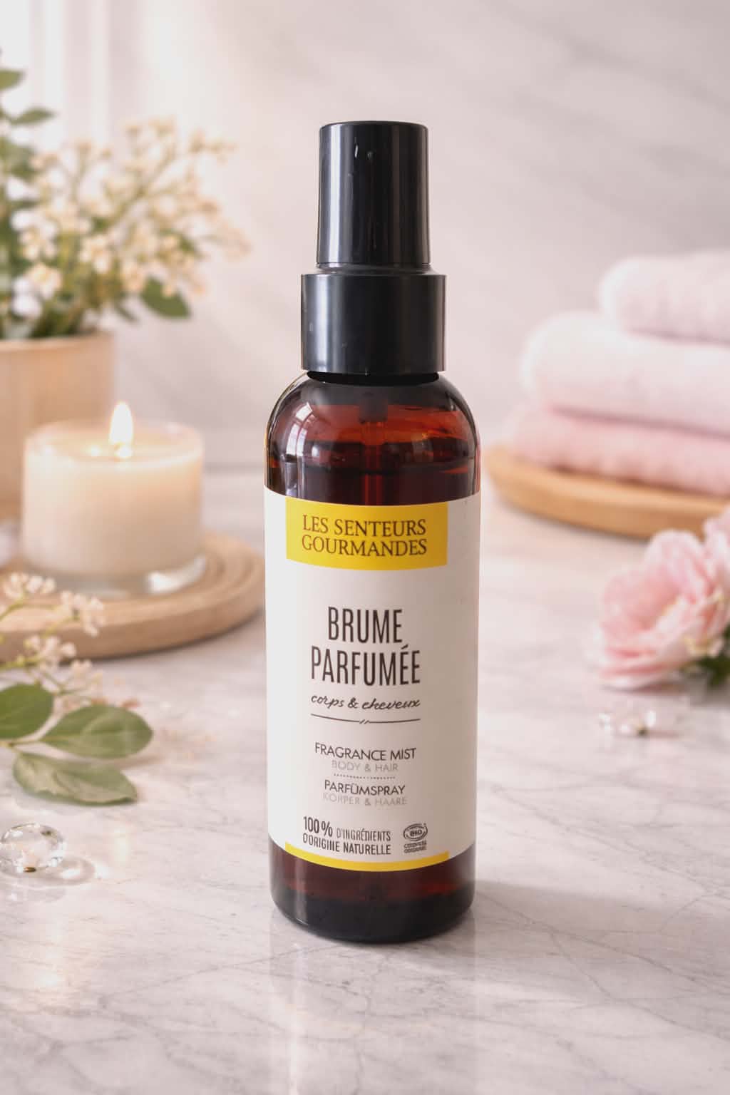 Brume parfumée  ~ Corps / Cheveux - 150ml - Les senteurs Gourmandes