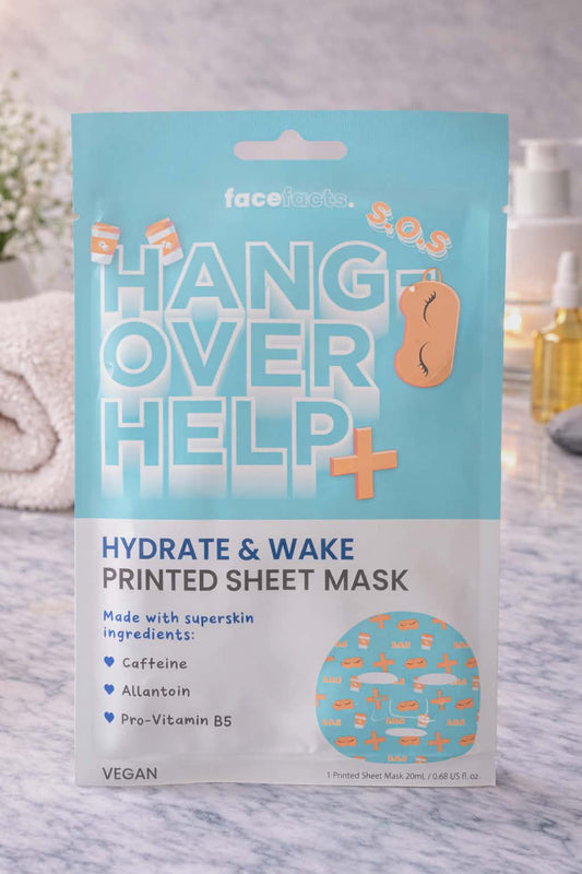 Masque tissu - Hydrate & Réveil – SOS Hangover Help