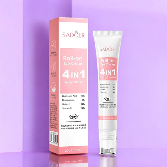 Roll-On - Crème contour des Yeux 4 EN 1 – 20g – Sadoer